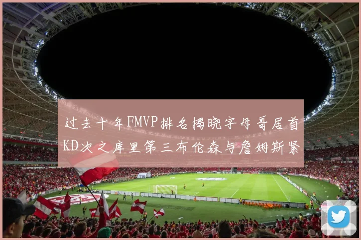 过去十年FMVP排名揭晓字母哥居首KD次之库里第三布伦森与詹姆斯紧随其后
